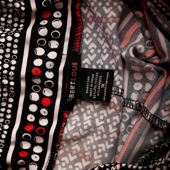 Robert Louis stretchy plus size 1X wide leg comfy pull on pants - Picture 2 of 5